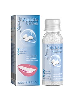 Buy Moldable False Teeth,White Particles Reusable Non-toxic Temporarily Fill 30ml in UAE