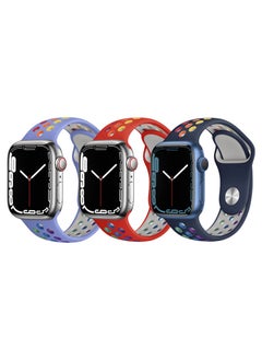 Buy 3pcs Watchband Replacement for Apple Watch 41/40/38mm Series 8/7/6/5/4/SE in UAE