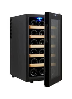 Buy COOLBABY 18 Bottles Red Wine Cabinet, Constant Temperature Wine Cabinet, Home Refrigerator, Built in LED Lights, Temperature Control, Silent, Black in UAE