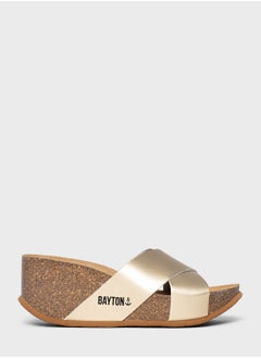 Buy Liverpool Strappy Mid Heel Wedges in UAE