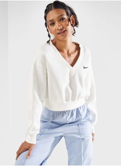 اشتري Nsw Phoenix Fleece Cropped Sweatshirt في الامارات