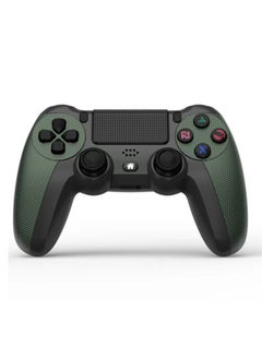 Buy Wireless Controller Gamepad for PS4/PS4 Slim/PS4 pro/PC with USB Charge Cable with Dual Vibration, Clickable Touchpad, Audio Function, Light Bar and Anti-Slip (Green) in Saudi Arabia