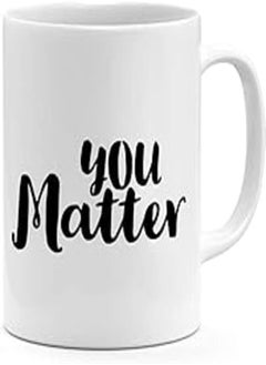 اشتري Fast Print Loud Universe You Matter Inspirational Quote Mug في مصر