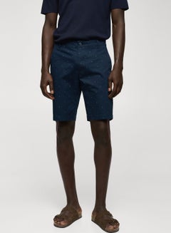Buy Printed Slim Fit Shorts in UAE