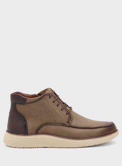 Harrison Myles round toe boots, Color: Tan with a side zipper! Amazon.com: Harrison Myles: BOOTS main image 4