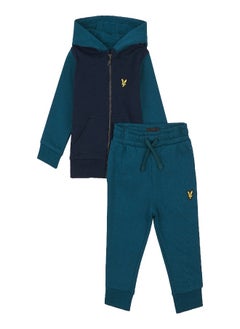 Buy Lyle and Scott Block Zip Hoodie and Jogger Set in UAE