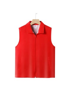 Buy 200g Peach Diamond Quilted Vest Mens Autumn Winter CasualRed Red in UAE