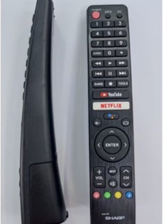 Buy Remote Control For Sharp Netflix LCD TV Remote Control With Google Search Voice in Saudi Arabia