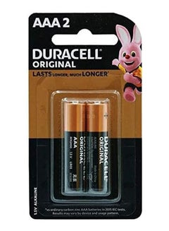 Buy 2 Piece Duracell Original AAA Alkaline Batteries in Saudi Arabia