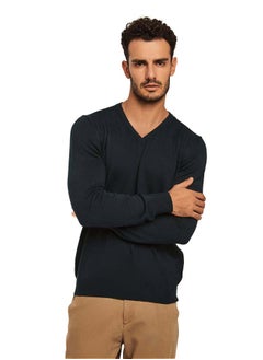 Buy Fancy V Neck Basic Pullover in Egypt