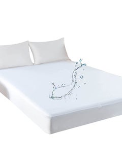 Buy Premium 100% Waterproof Mattress Protector, Soft and Noiseless Fitted for King Size Bed in UAE