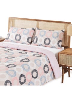 اشتري Ellis Comforter, Grey & Pink - 160X220 في الامارات