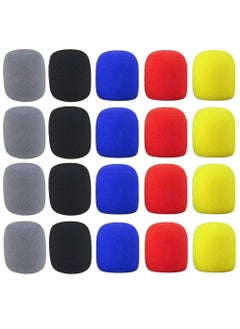 اشتري 20 Pack Microphone Cover, Foam Microphone Windshields Foam Mic Cover Handheld Microphone في السعودية