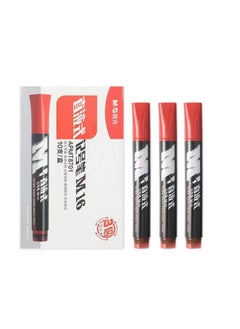 اشتري M&G Chenguang straight liquid Permanent marker pen - Red - 1pcs - No:APMT8701 في مصر