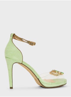 اشتري Peep Toe High Heel Sandals في الامارات