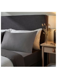 اشتري Orchard Exclusive (Grey) Pillow Cover (Set of 1 Pc)  Cotton percale Weave, Soft and Luxurious, High Quality Bed linen -180 TC في الامارات