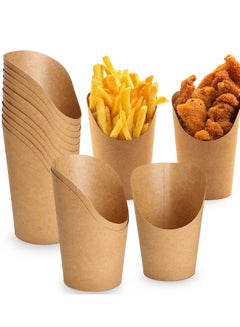 Disposable Cone Paper French Fries  French Fries Paper Bags Cone - 50pcs  Creative - Aliexpress