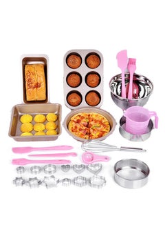 Buy 24PCS Nonstick Baking Pans Set Bakeware Suppliers Tools Kit Cookie Sheet Bread Pan Pizza Pan in UAE