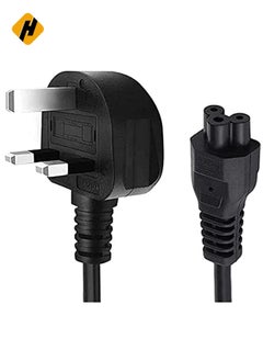 Buy UK Power Cord Flower Type AC Cable 3 Pin with Fuse - 1.5 Meters in UAE