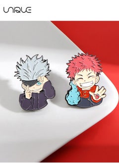 اشتري Jujutsu Kaisen Fushiguro Megumi Itadori Yuji Badges Brooches Pins Anime Cartoon Figure Enamel Pin في الامارات