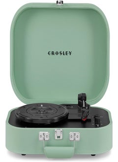 اشتري CROSLEY DISCOVERY PORTABLE TURNTABLE WITH BLUETOOTH IN/OUT - SEAFOAM في الامارات