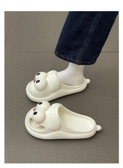 Buy Wear Cute Big-Eyed Dog Platform Slippers Indoors And Outdoors In Summer in UAE