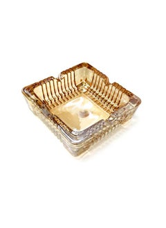 Buy Ashtray Gold Square 10.5Cm. in UAE