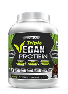 Buy Laperva Triple Vegan Protein, Maintains Muscles Mass and Supports Recovery, Suitable for Vegetarians, Chocolate Flavor, 2 Lbs in Saudi Arabia