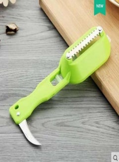 Buy Quickly Remove Fish Scales Skin Knife Device Kitchen Cooking Accessories multicolour in UAE