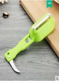 Buy Quickly Remove Fish Scales Skin Knife Device Kitchen Cooking Accessories multicolour in UAE