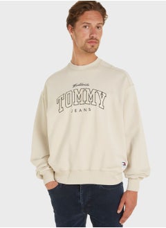 اشتري Logo Crew Neck Sweatshirt في السعودية