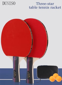 Buy Ping Pong Paddles High Performance Sets with Premium Table Tennis Rackets 3-Star Ping Pong Balls Compact Storage Case Ping Pong Paddle Set with a Storage Bag 2 Ping-pong Bats and 3 Ping-pong Balls in Saudi Arabia