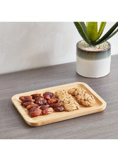 اشتري Bamboo Rectangular Tray 25 cm في الامارات