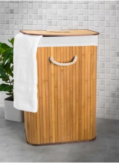 Buy Large Laundry Basket Waterproof Freestanding Laundry Hamper Laundry Basket With Printed Letters for Clothes Toys in the Dorm and Family in Saudi Arabia