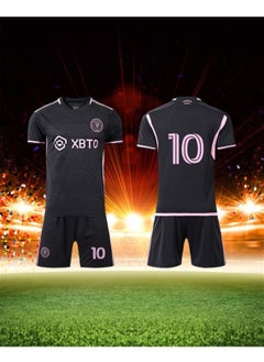 اشتري 23-24 Miami Away International Football Jersey, 10 Football Kit,Jersey Set for Kids and Adult,Soccer Special Edition,Gift for Him في الامارات