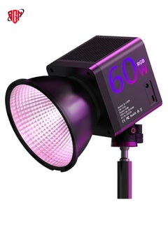 Buy C60R 60W RGB Stage Lamp Professional Video Photography COB Fill Light, Plug:EU Plug in UAE