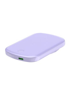 اشتري 10000.0 mAh 10000mAh Fast Magnetic  Portable Power Bank Charger for Apple iPhone 12 series Purple/Black في الامارات