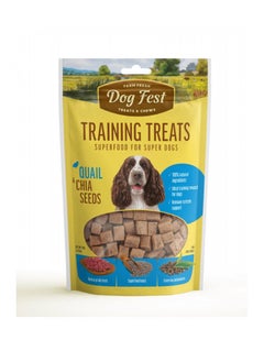 Buy Training Treats For Dog Quail & Chia Seeds 90g in UAE