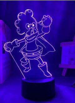 اشتري Large Size 3D Lamp Anime My Hero Academia Lamp for Bedroom Decoration Birthday Gift LED Multicolor Night Light Grape Juice في الامارات