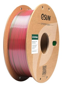 Buy eSUN Silk Dual-Color PLA Filament 1.75mm, Co-Extrusion Silk Magic PLA 3D Printing Filament, Gradient Changing 1KG Spool (2.2 LBS) for 3D Printers, Silk Red Green in UAE