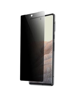 Buy 5D Anti-Spy Privacy Tempered Glass Screen Protector For Google Pixel 6A Black in UAE