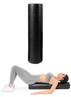 Buy High Density Foam Roller for Back Pain Relief, Yoga, Exercise, Physical Therapy, Muscle Recovery and Deep Tissue Massage, For Pre and Post Workout Muscles Massage, Extra Firm Foam Yoga Roller Of 45 Cm in Saudi Arabia