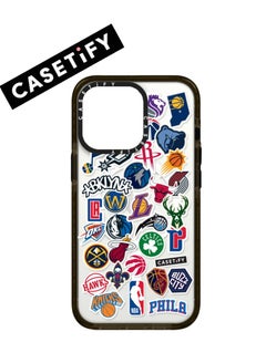 Buy Apple iPhone 13/14 Case,NBA logos Magnetic Adsorption Phone Case - Semi transparent in UAE