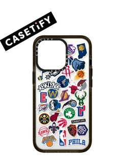 Buy Apple iPhone 13/14 Case,NBA logos Magnetic Adsorption Phone Case - Semi transparent in UAE