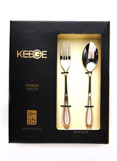 Buy Kedge Classic 24 Pcs Cutlery Set (4) in UAE