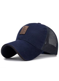 Buy Baseball Snapback Cap,Mesh Hat,Baseball Cap Sports Golf Outdoor Simple Solid Hats,Offers Protection from Sun Light During Long Hours of Outdoor Sports,Blue in Saudi Arabia