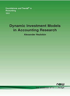 اشتري Sales Force CompensationDynamic Investment Models in Accounting Research في الامارات