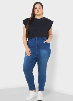 Buy Mid Wash Skinny Jeans in UAE