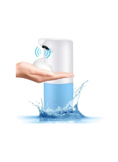 اشتري Automatic Soap Dispenser, 350ml Waterproof Countertop Touchless Soap Dispensing, Rapid Foaming Motion Sensor Rechargeable Hands Free Soap Dispenser for Bathroom Kitchen Toilet Office Hotel في السعودية