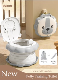 اشتري Folding Potty Training Toilet for Kids, Folding Car potty with Storage Bags, Travel Potty Chair for Kids, Portable Toilet for Camping Outdoor and Indoor في الامارات